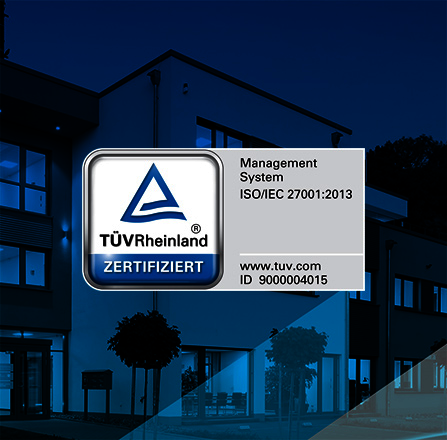 ISO 27001 TÜV Rheinland Rechenzentrum